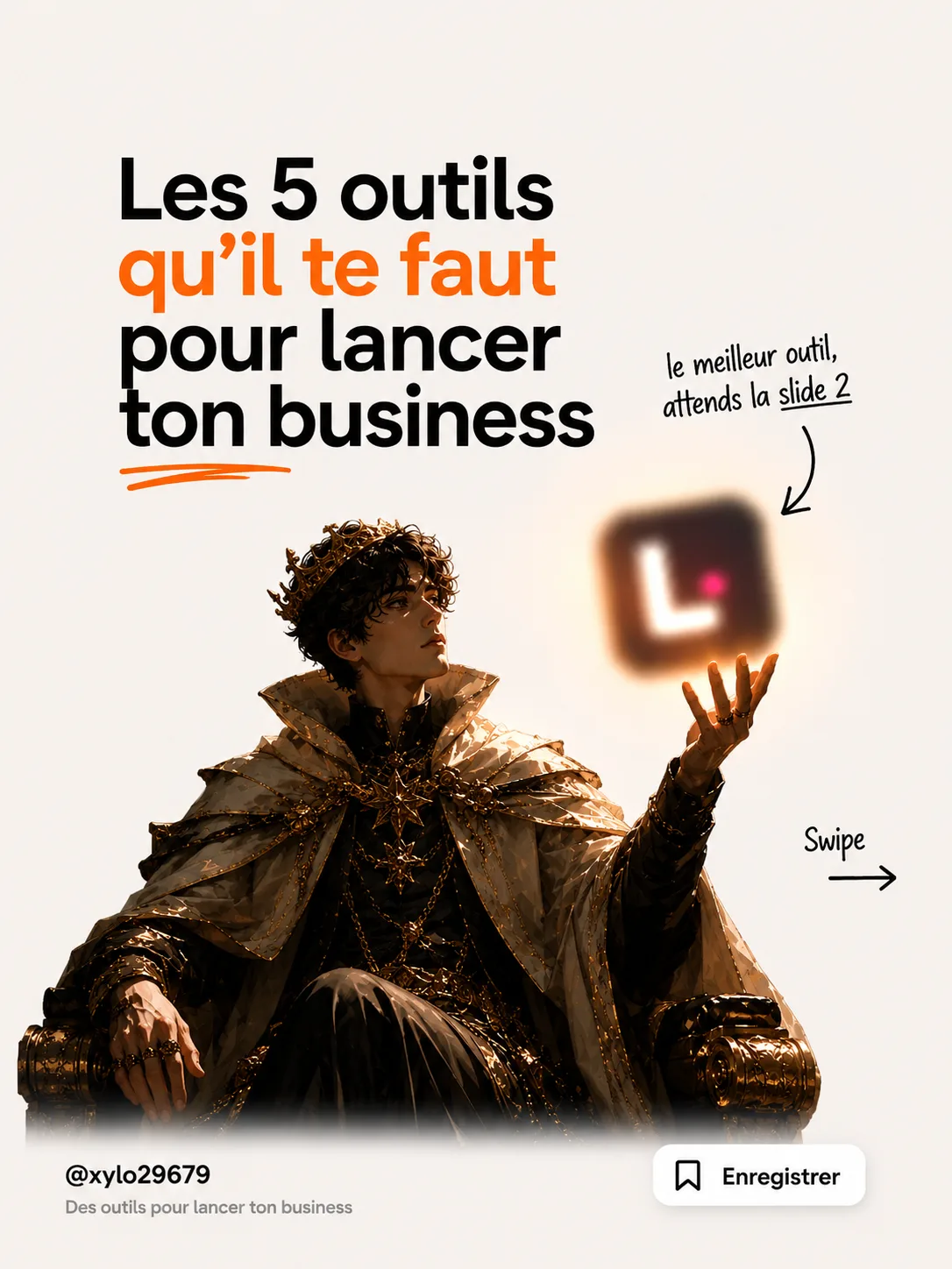 Les 5 outils qu'il te faut pour lancer ton business — couverture de l'article.